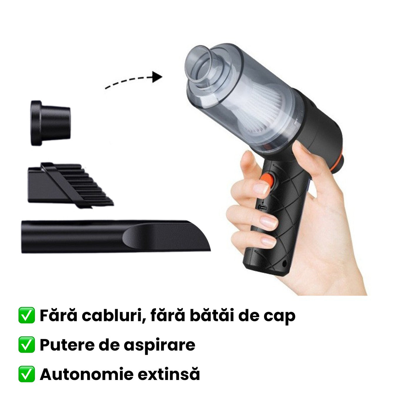 Aspirator Auto Portabil
