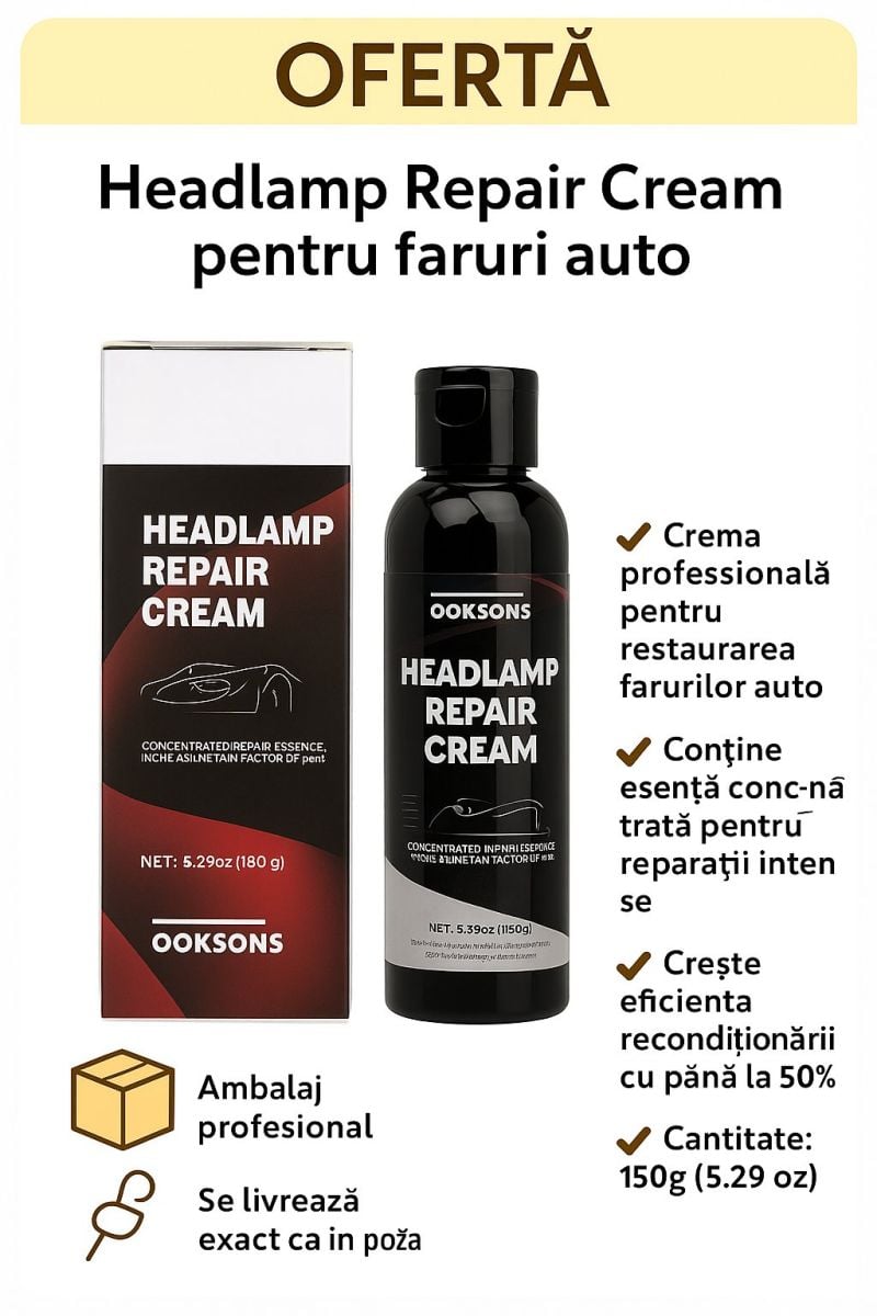 Soluție Reparare Faruri Auto
